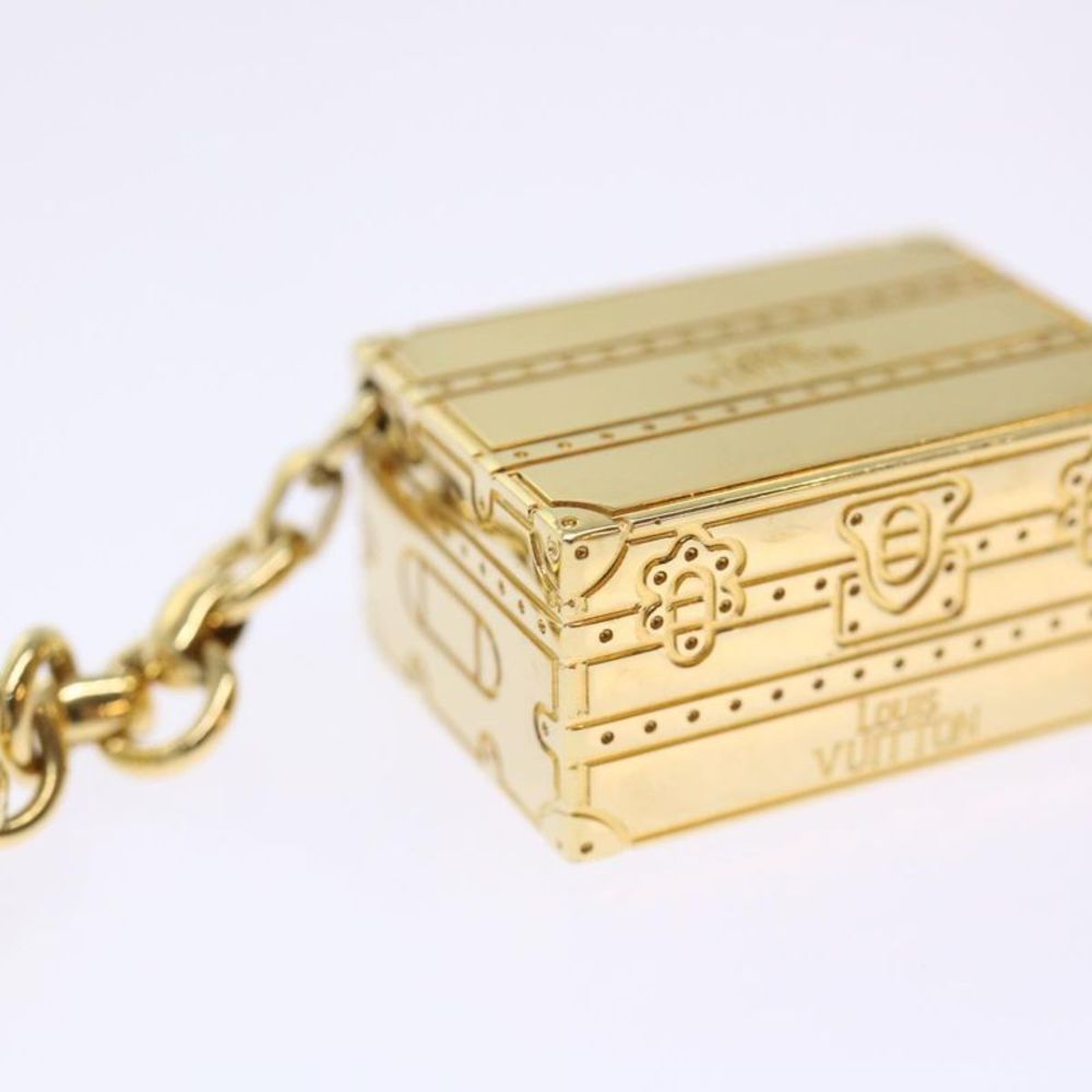 Pre Loved LOUIS VUITTON Porte Cles Trunk Key Holder Gold Tone M66458 Lv - Picture 8 of 10